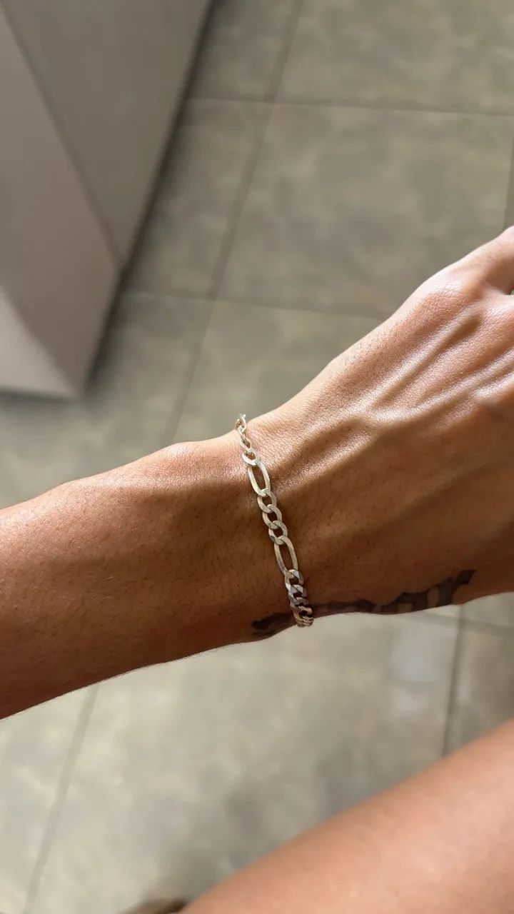 Pulseira em PRATA 925 modelo 3x1 nova