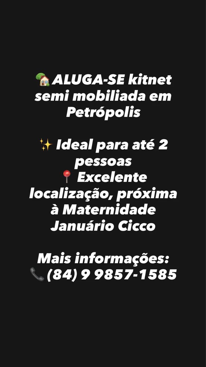 Kitnet em Petrópolis 