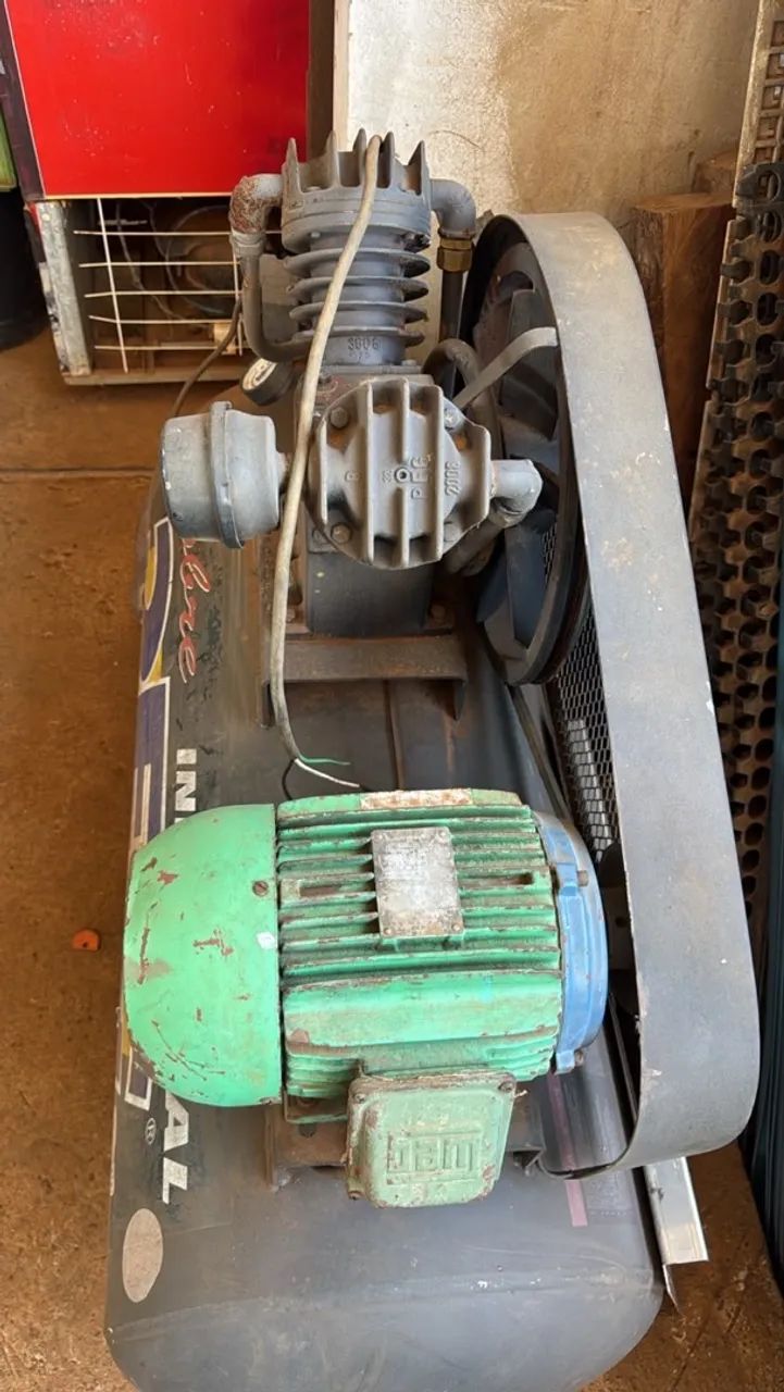 Compressor 20 pes  motor 5cv trifasico  - Foto 2