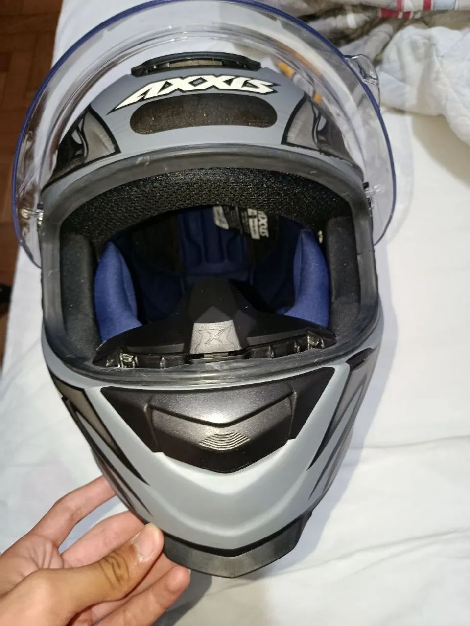 Capacete axxis Eagle tamanho 55/56 - Foto 2