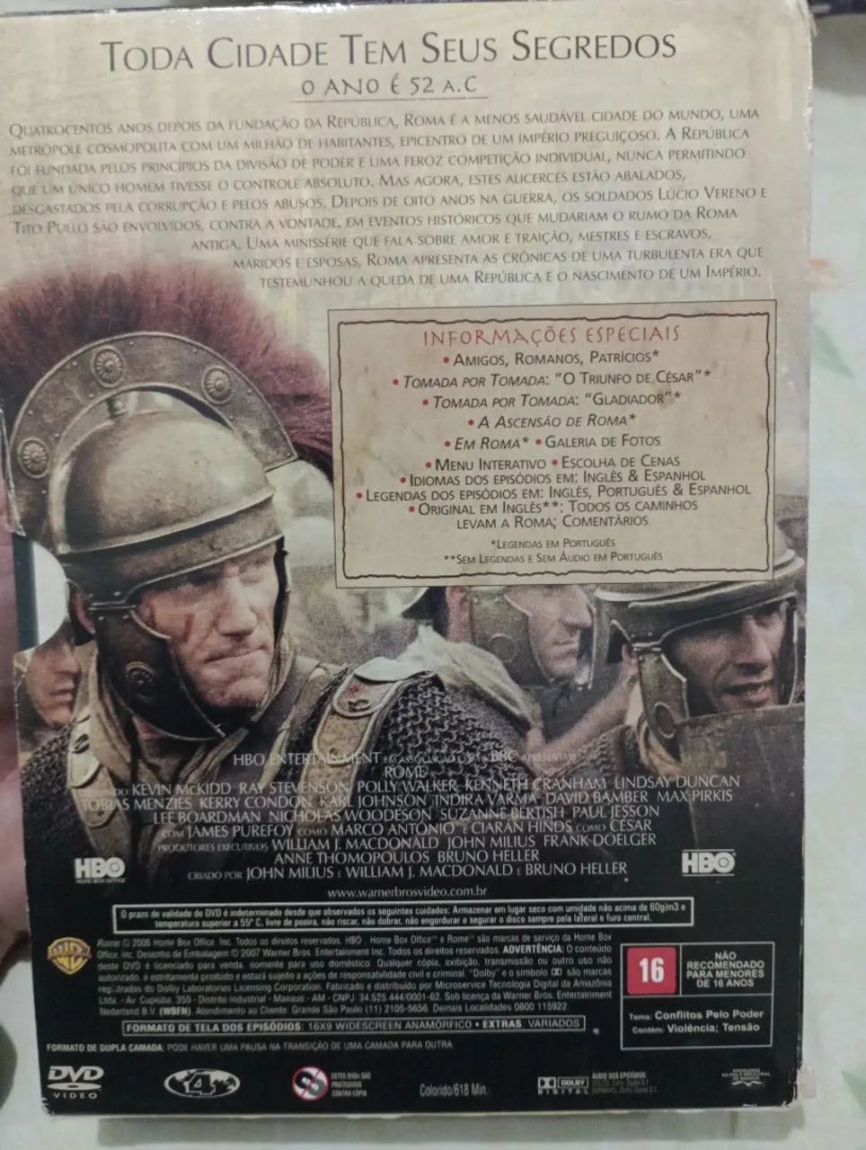 Dvd primeira temporada de Roma - Foto 2