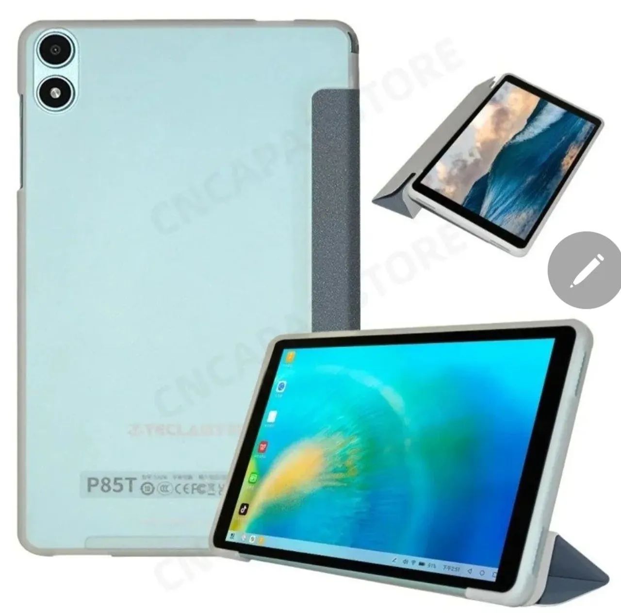 Tablet Teclast P85t 64gb 8 núcleos com Teclado, Mouse e capa