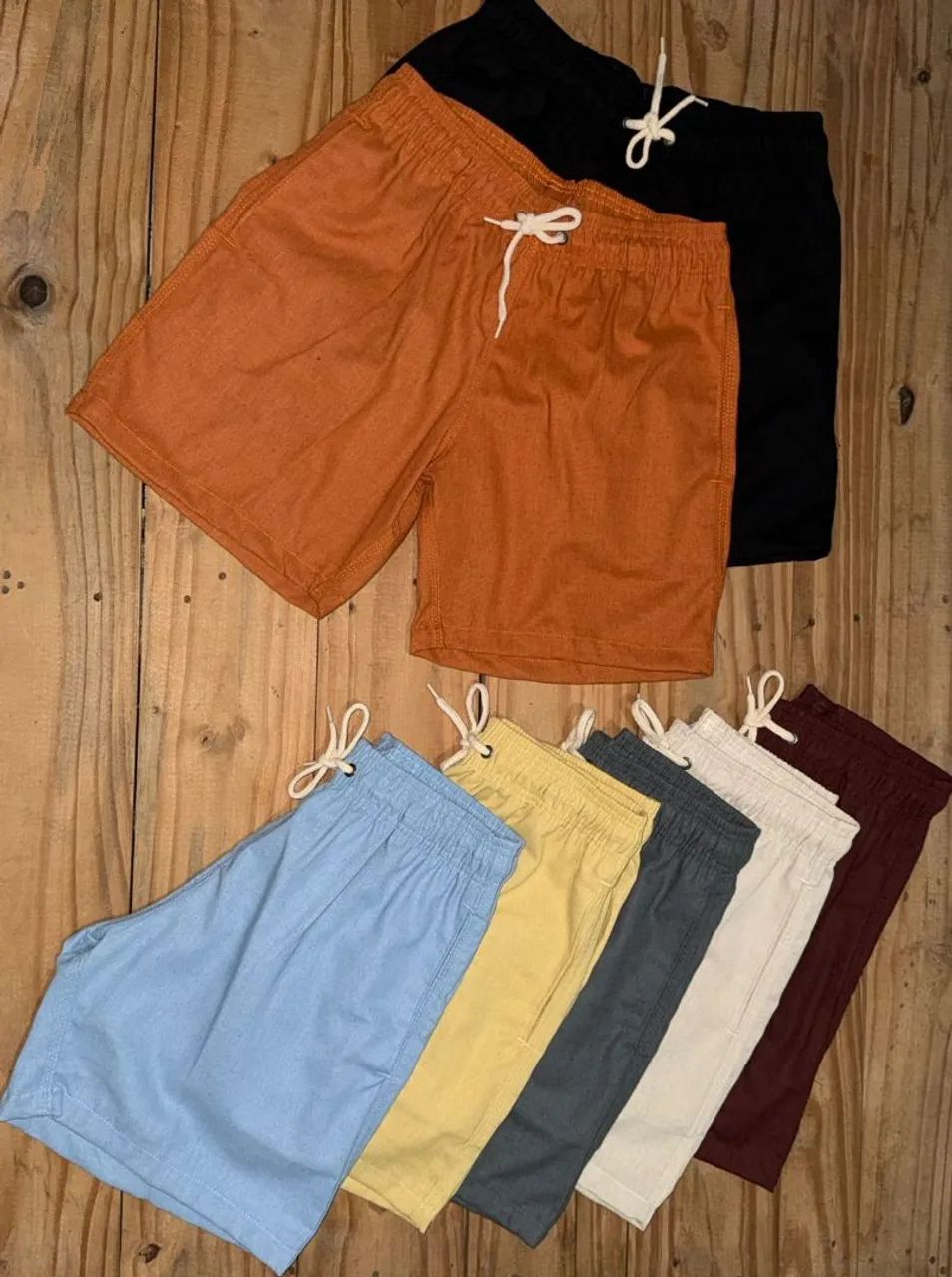 SHORTS DE LINHO ALTA QUALIDADE  - Foto 2
