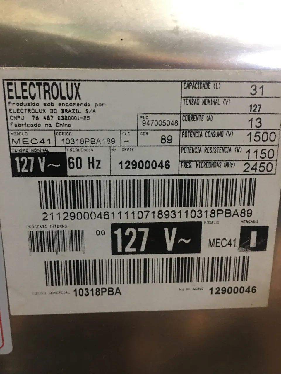 Microondas - 31 lts -  aço inox  - Foto 3