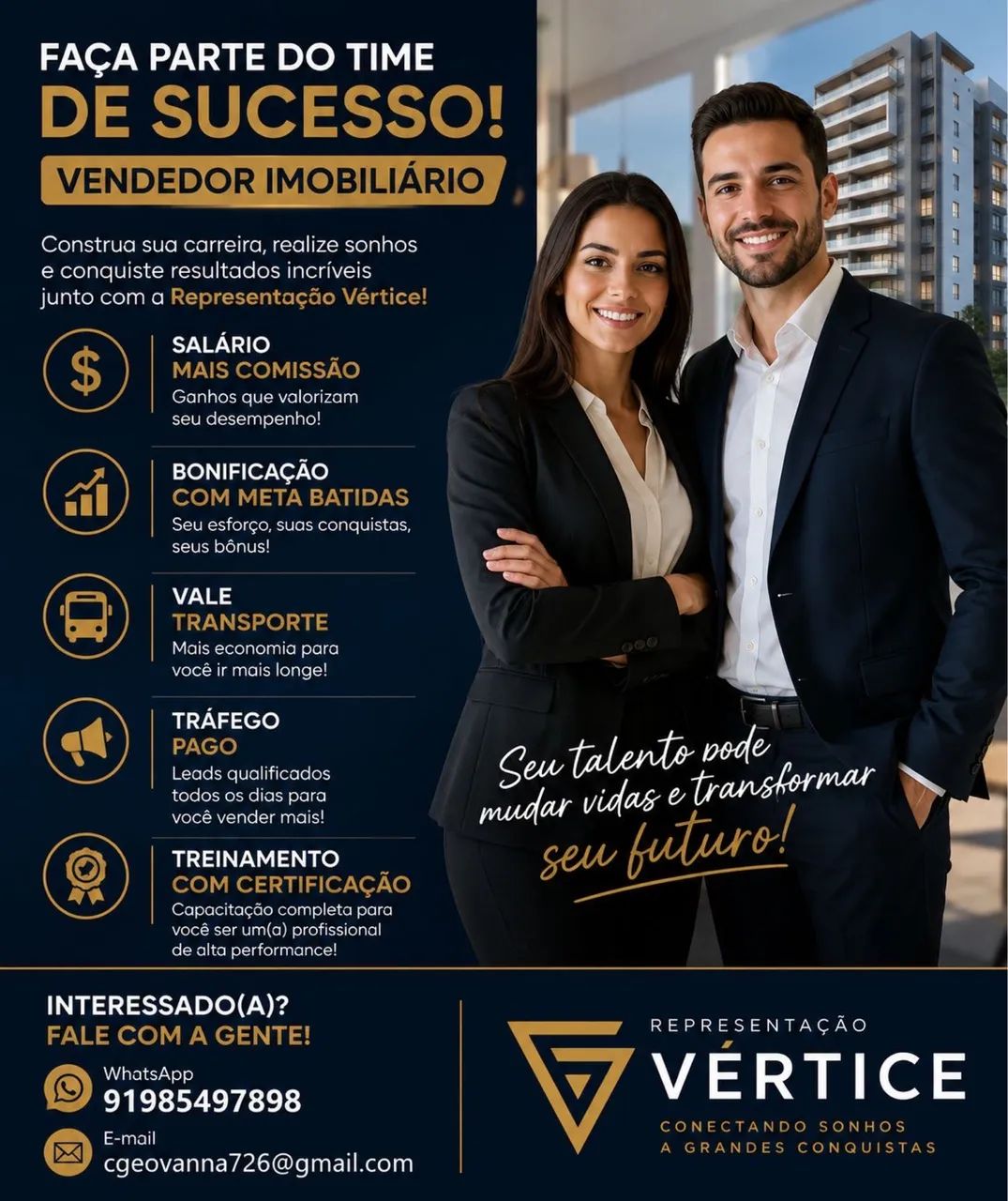Contratação imediata 