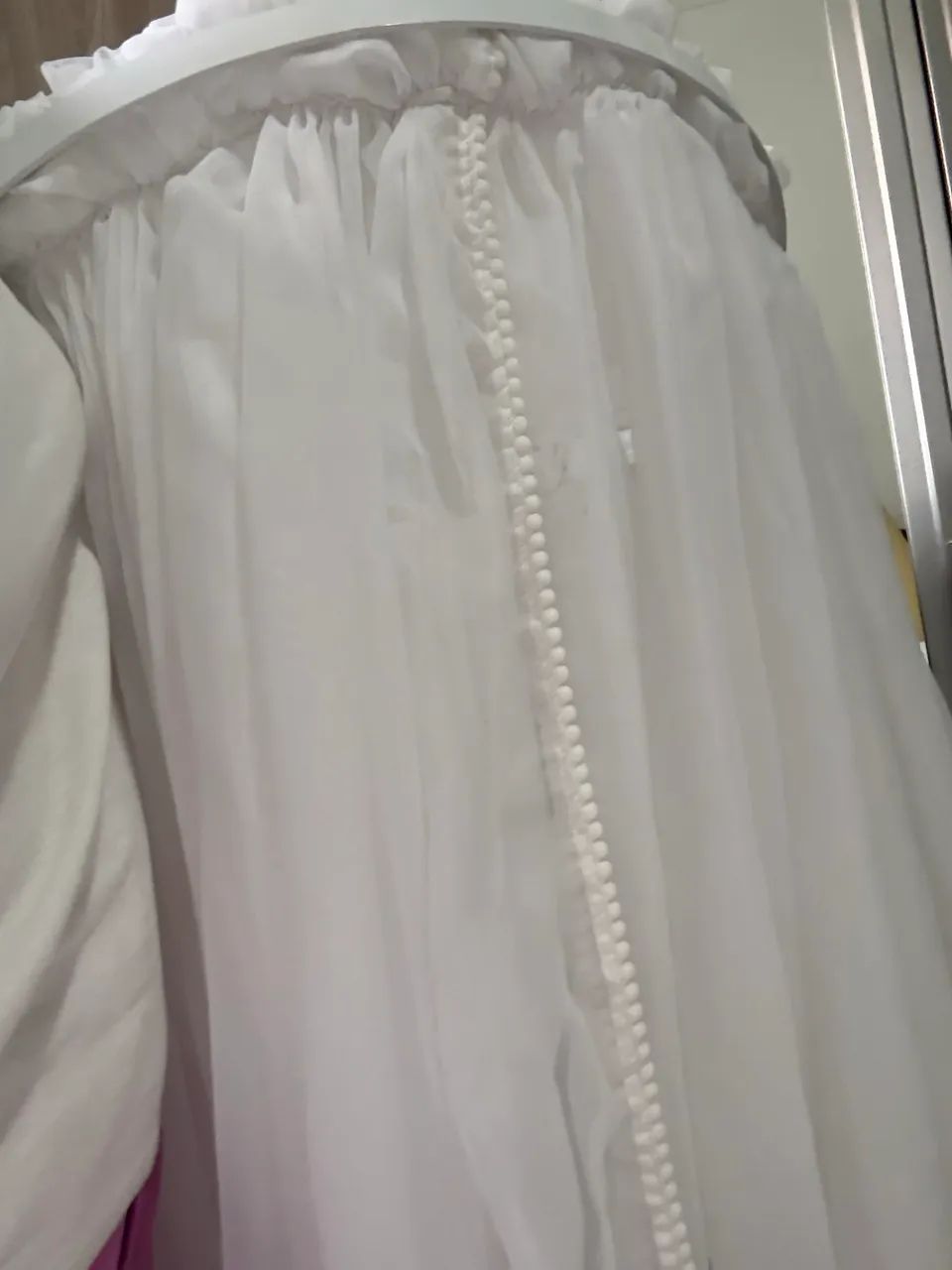 Mosquiteiro e dossel para berço 