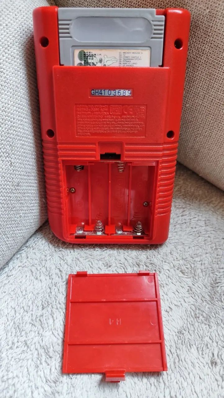 Nintendo Game Boy Original Vermelho Clássico DMG-01 - Foto 2