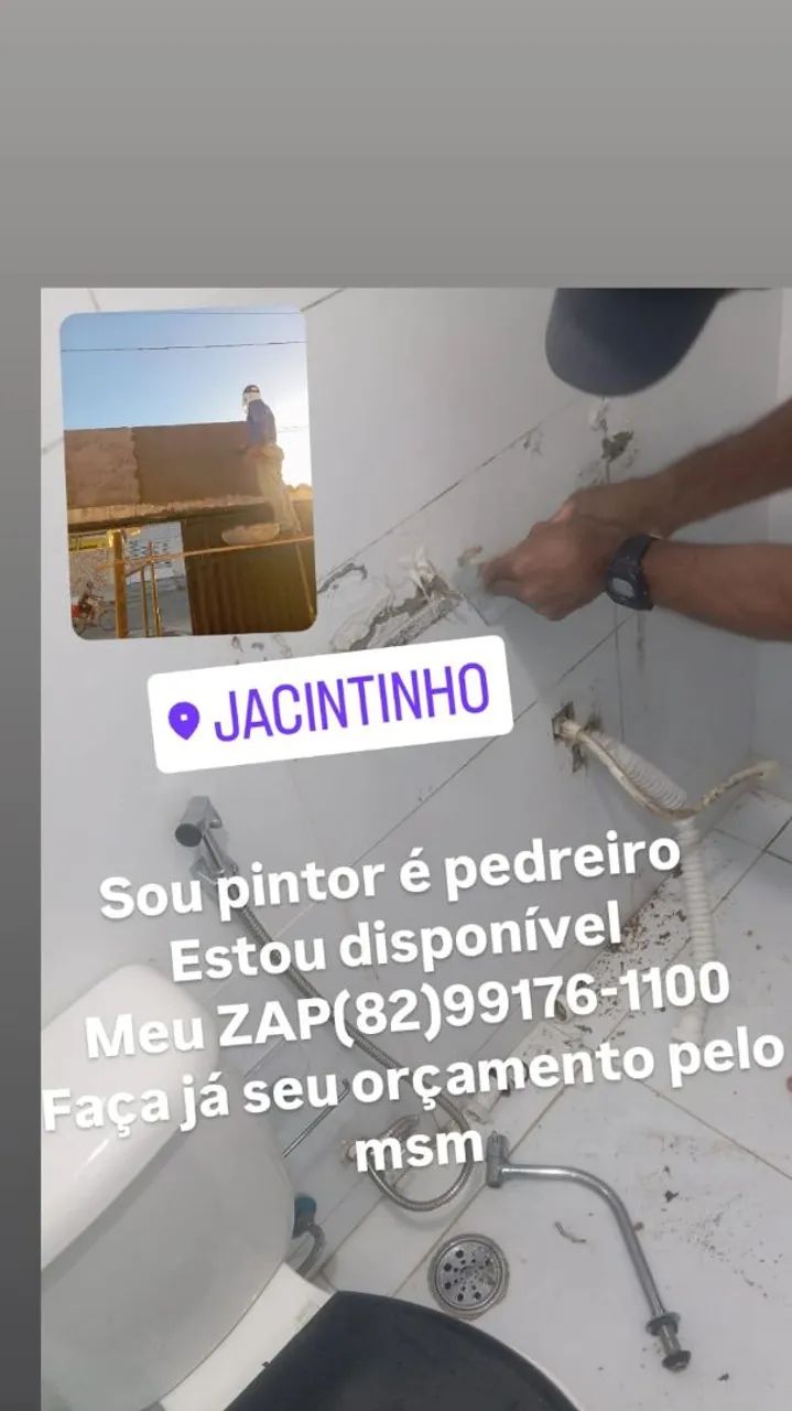 Sou pintor e também Pedreiro faça seu orçamento 