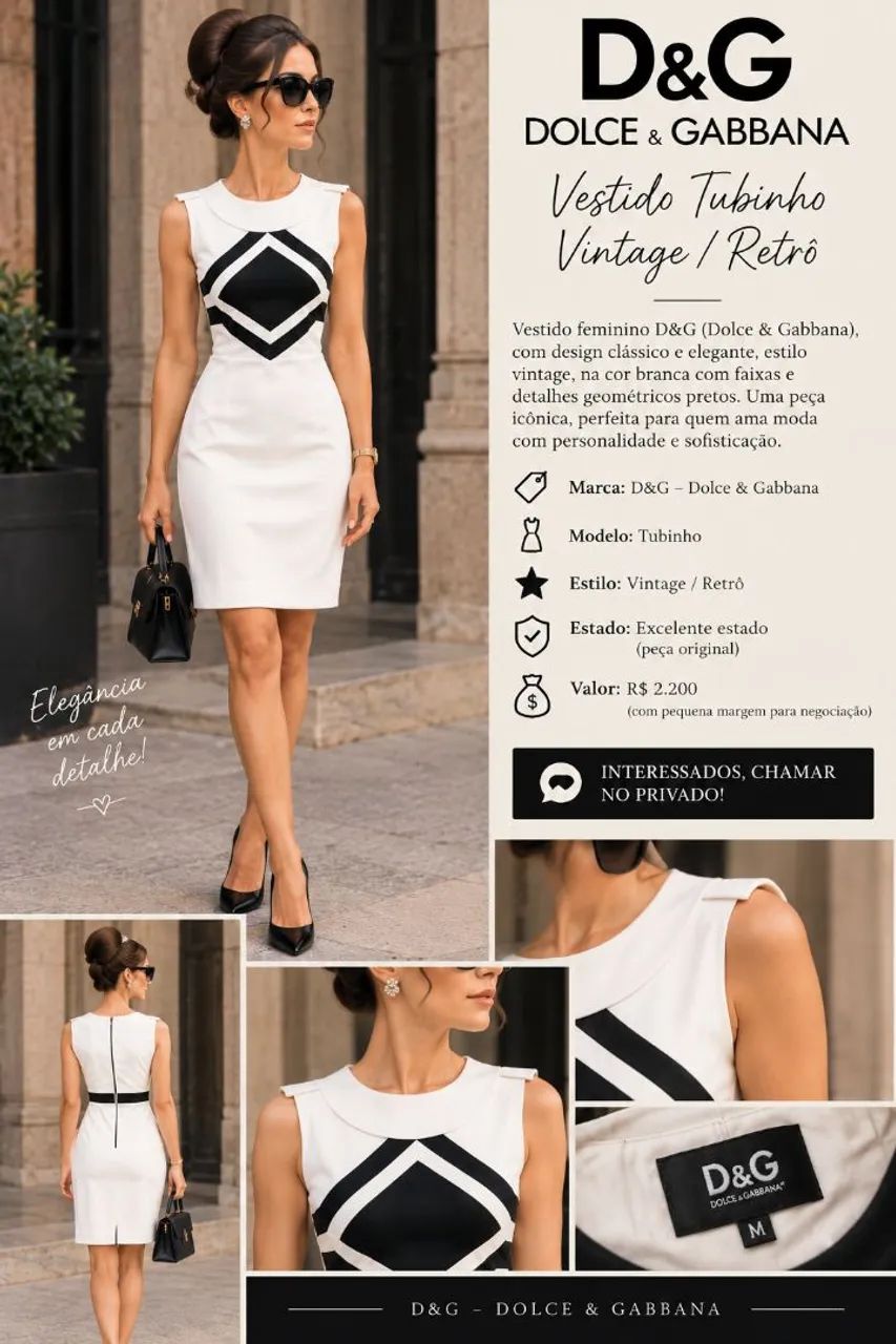 Vestido Dolce Gabana/Original 