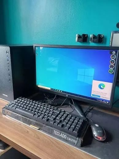 PC Completo Intel Desktop Core i5 | SSD 128GB | 4GB RAM | Windows 10 Pro 