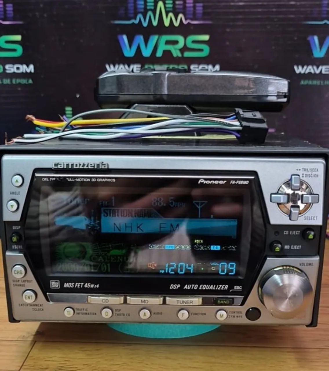 CARROZZERIA FH-P88 MD. obs Display fraco - Aparelhos de Som