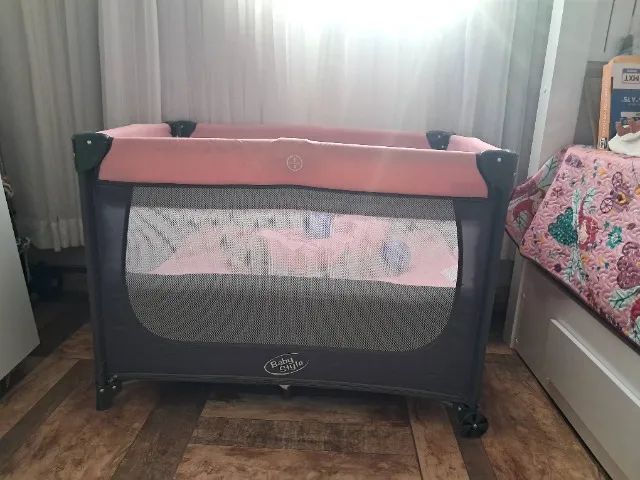 Berço Portatil Seminovo BABY STYLE - Foto 4