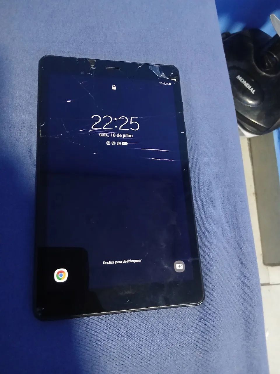 Samsung Galaxy Tab A8 (2019) Funcionando - Tela Trincada - Foto 2