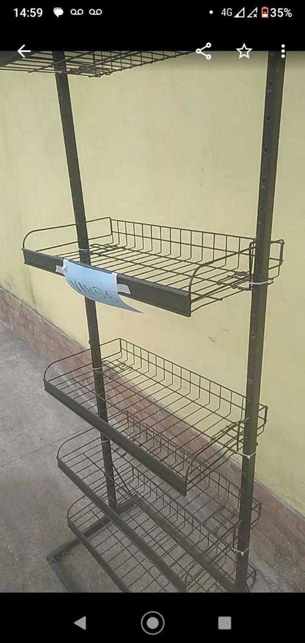 Platileira de ferro armarinho  - Foto 3