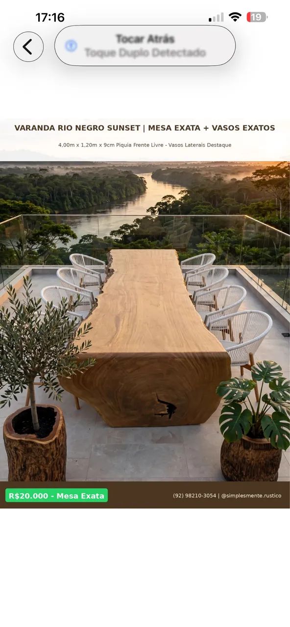 Mesa cascata 