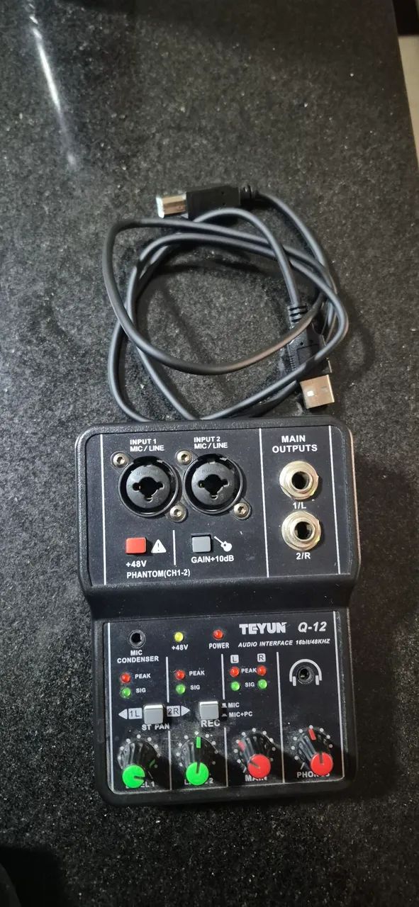 INTERFACE DE AUDIO TEYUN Q12