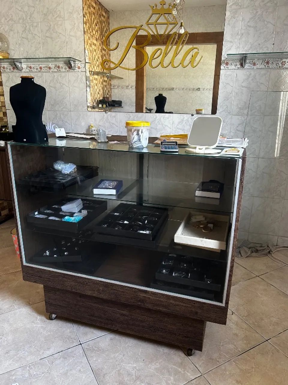 Balcão de vitrine 