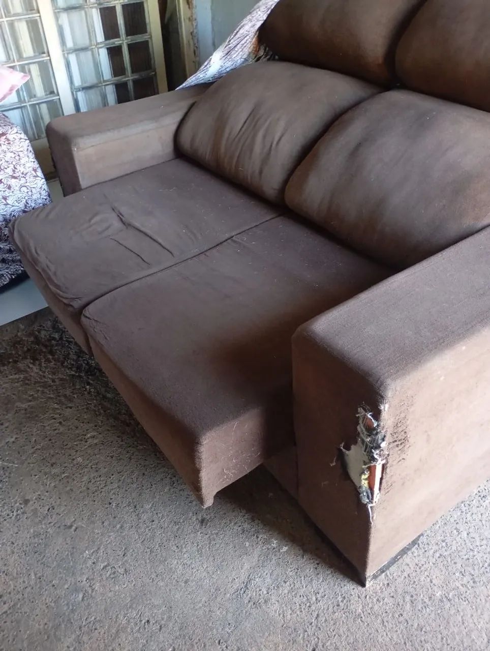Vendo sofá usado aceito proposta 65566225993474122