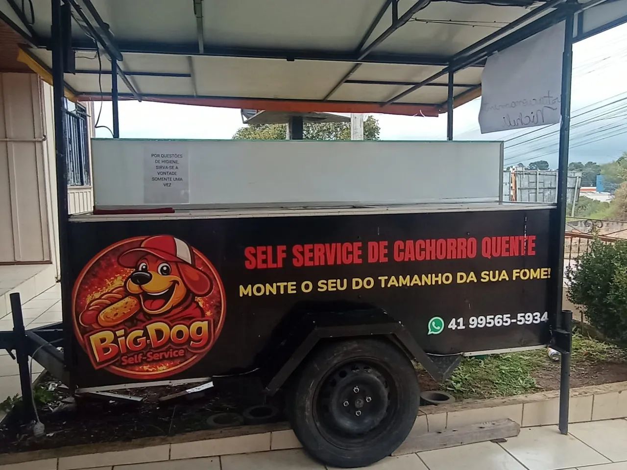 Carrinho de cachorro quente 