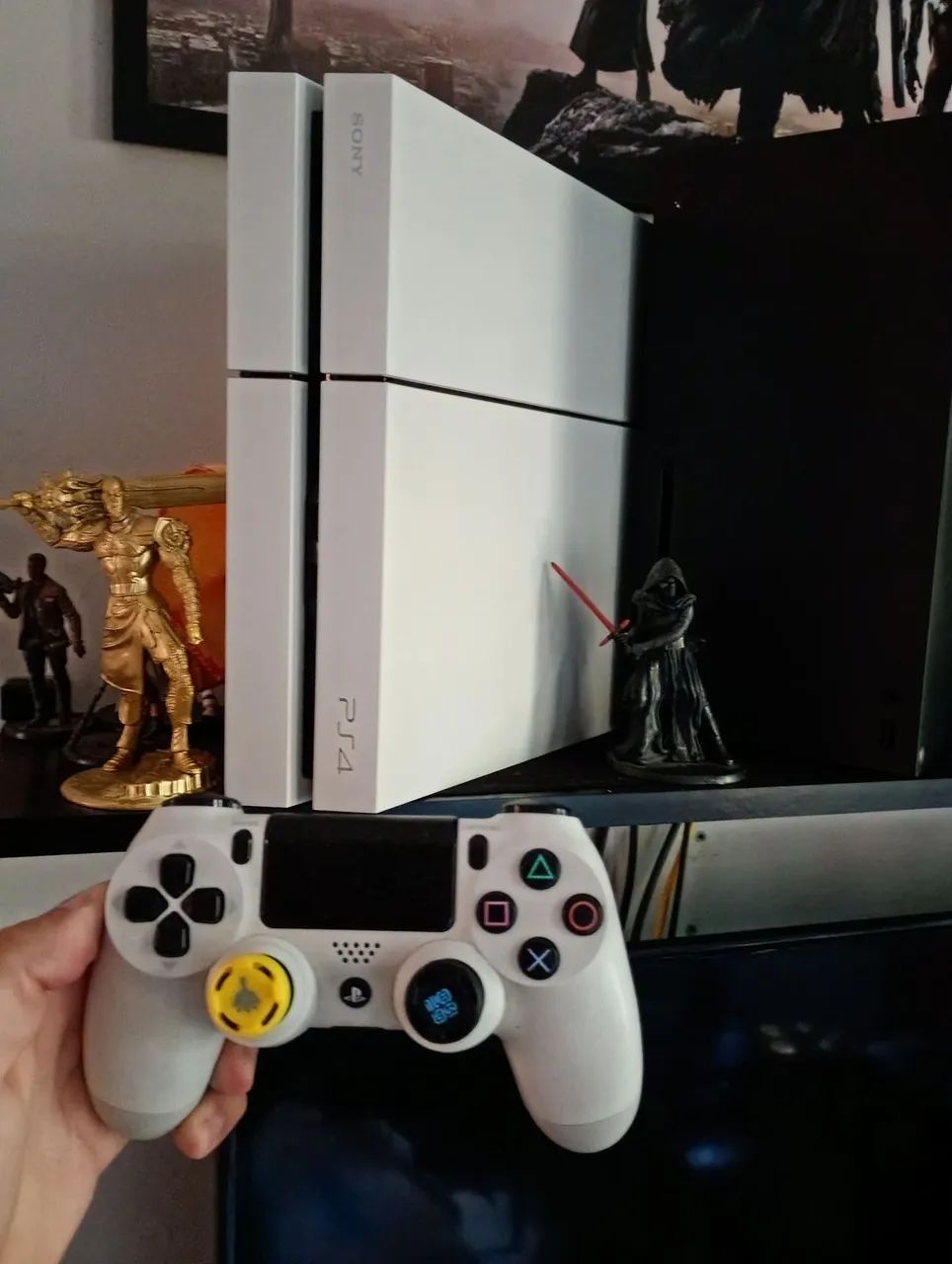 Playstation 4 Original - Glacier White + 6 jogos - Troco po