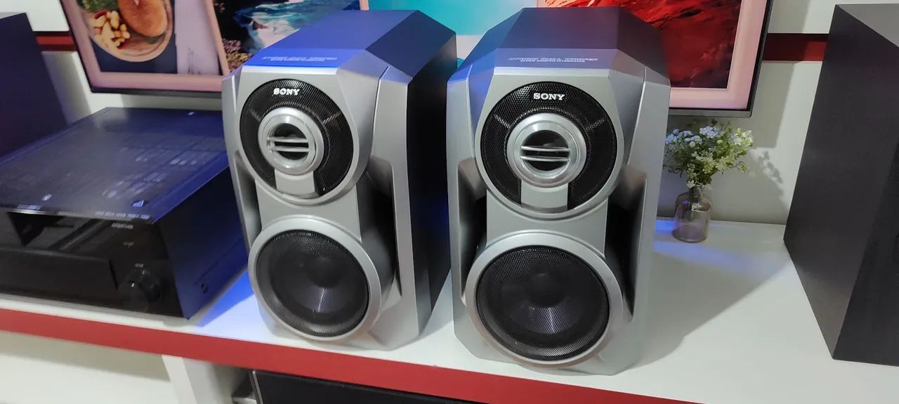 Par Caixas Acústica Sony 3Vias 