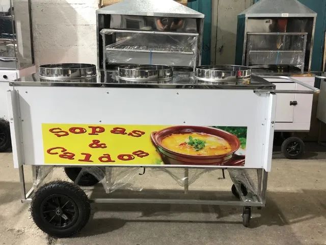 Carrinho para Sopas e Caldos sem Toldo Alsa - Novo - Foto 2