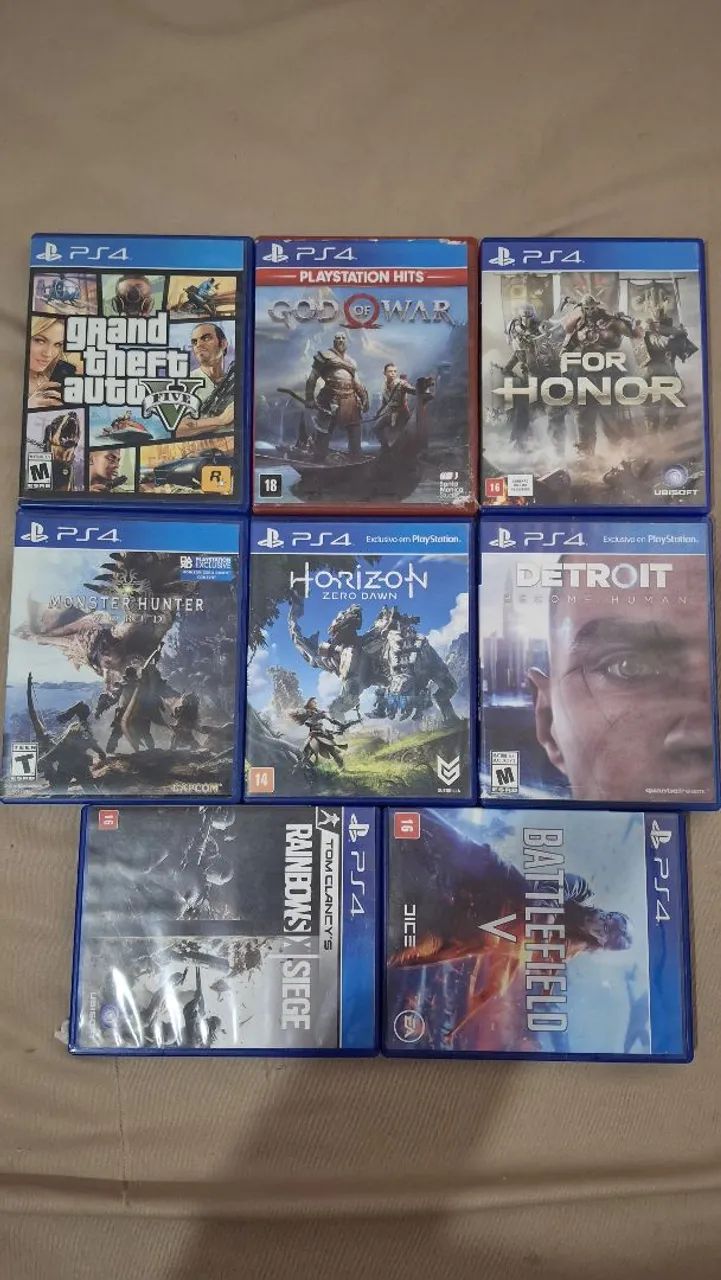 8 Jogos ps4 GTA 5 MAP