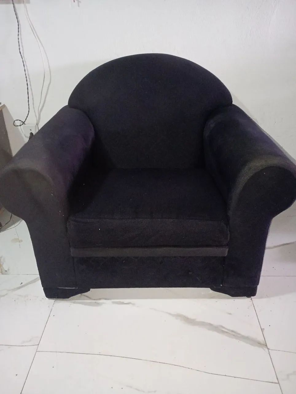 Poltrona,azul marinho  - Foto 3