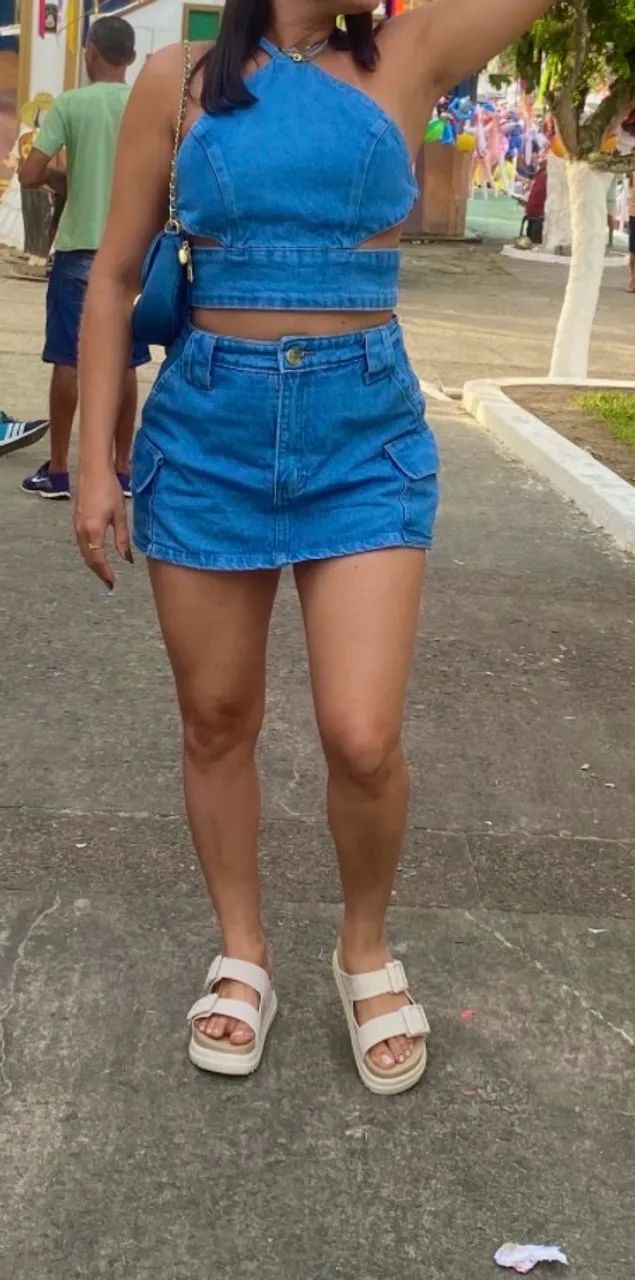 Conjunto jeans - Foto 2