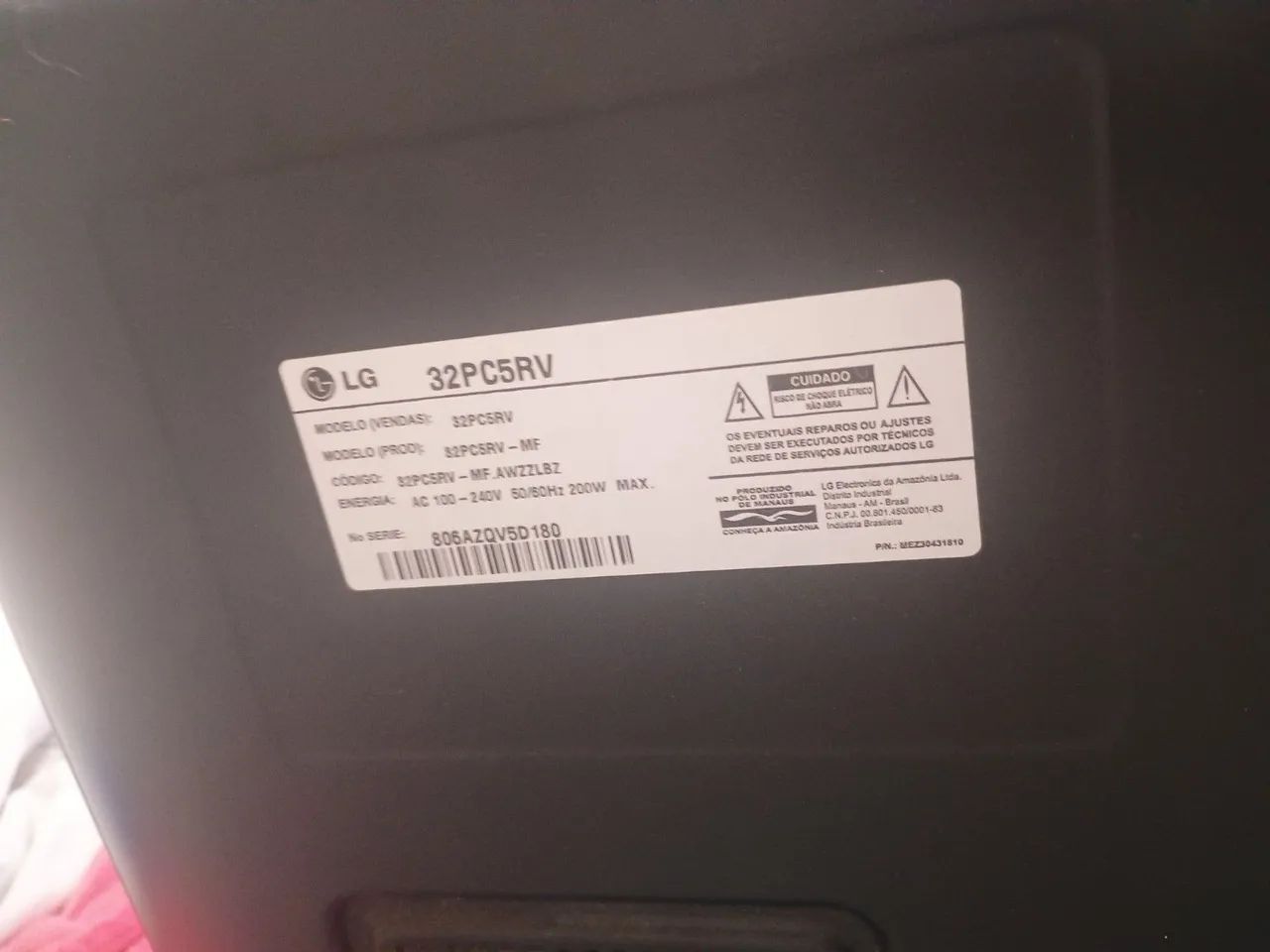 Vendo TV LG 32PC5RV usada  - Foto 2