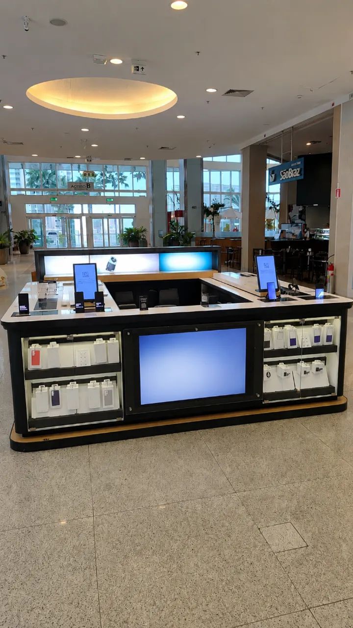 QUIOSQUE COMERCIAL COMPLETO - ESTRUTURA PARA LOJA, STAND OU PONTO DE ATENDIMENTO