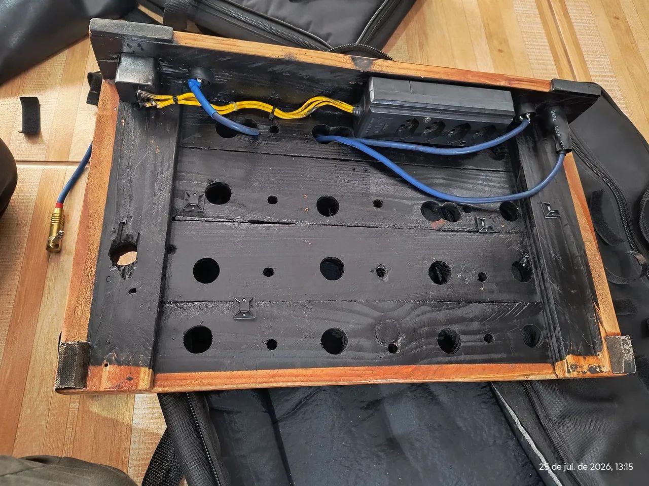 Pedal Board caseiro com bag e elétrica. - Foto 4