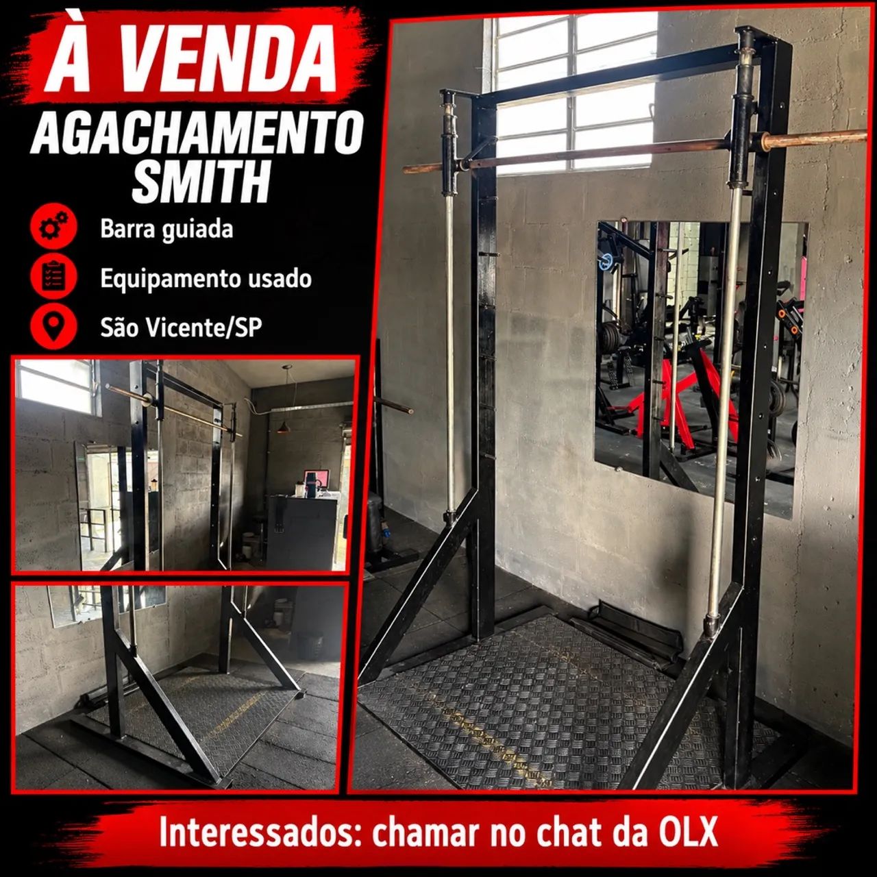 Agachamento smith