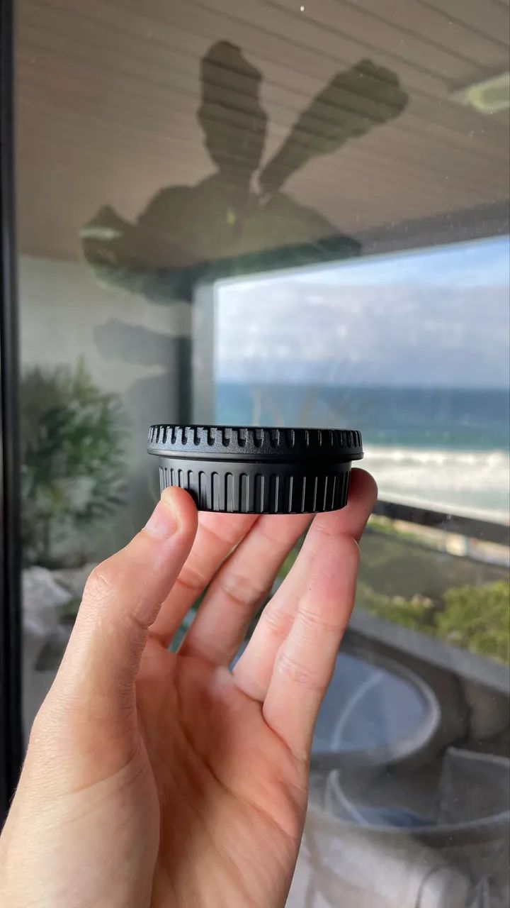 Tampa Protetora Original Canon para Lente - Traseira - Foto 5