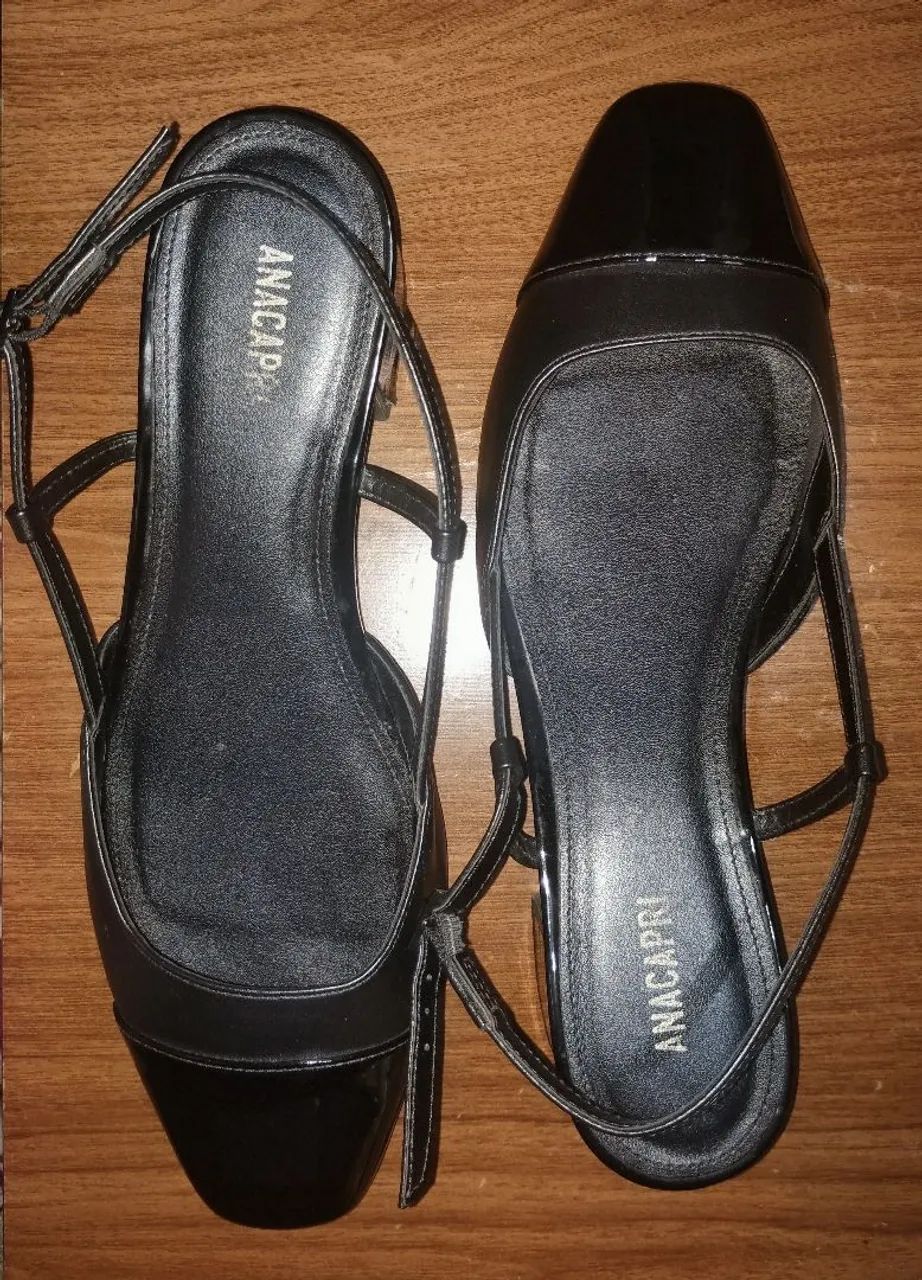 Scarpin Slingback <br>Salto B - Foto 2