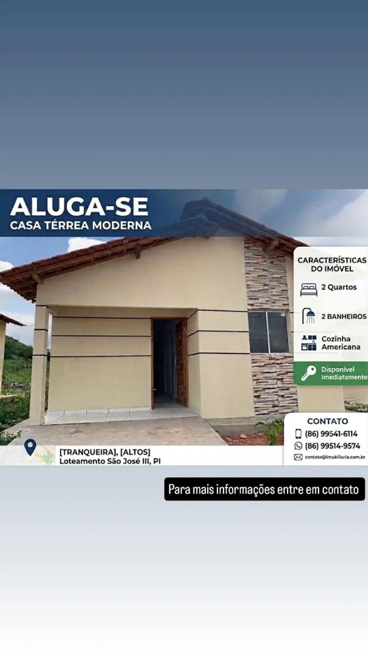 Casa para alugar em Altos  - Foto 2