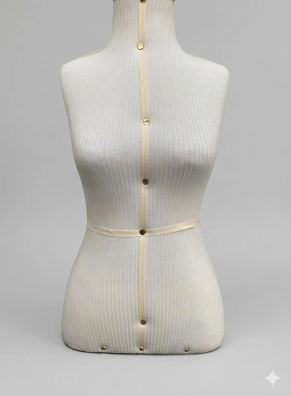 BUSTO DE COSTURA BEGE (36 ao 44)