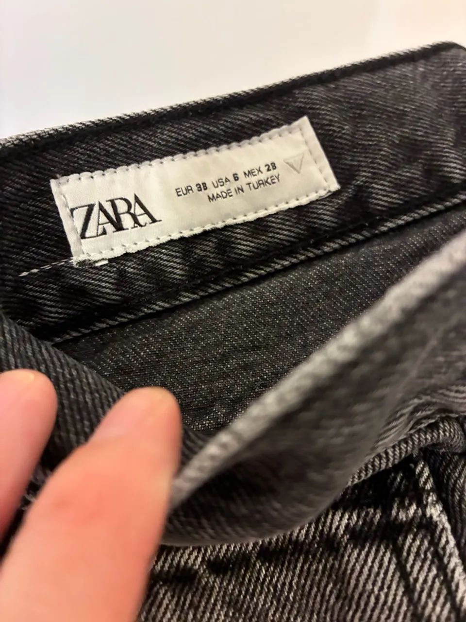 CALÇA JEANS WIDE LEG ZARA NOVA - Foto 3