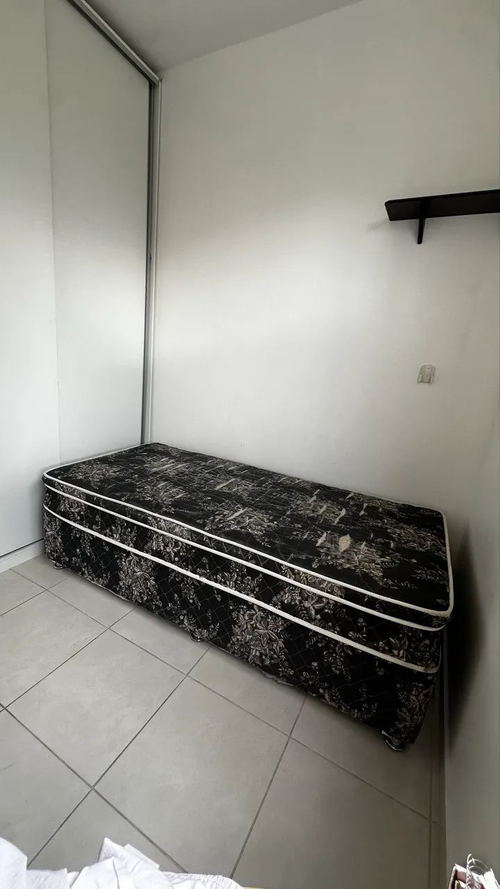 Cama Box Solteiro Pelmex Nevada - Molas Bonnell - Bom estado