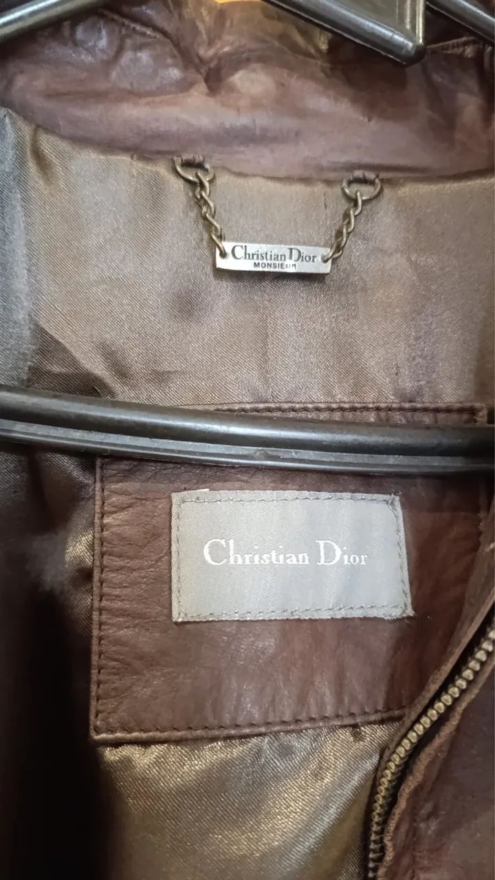 Jaqueta de couro Dior original impecável  - Foto 4