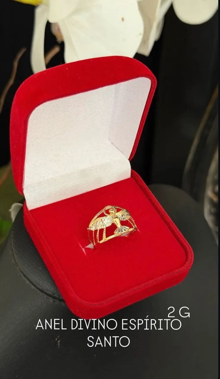 Anéis feminino ouro 18k - Foto 5