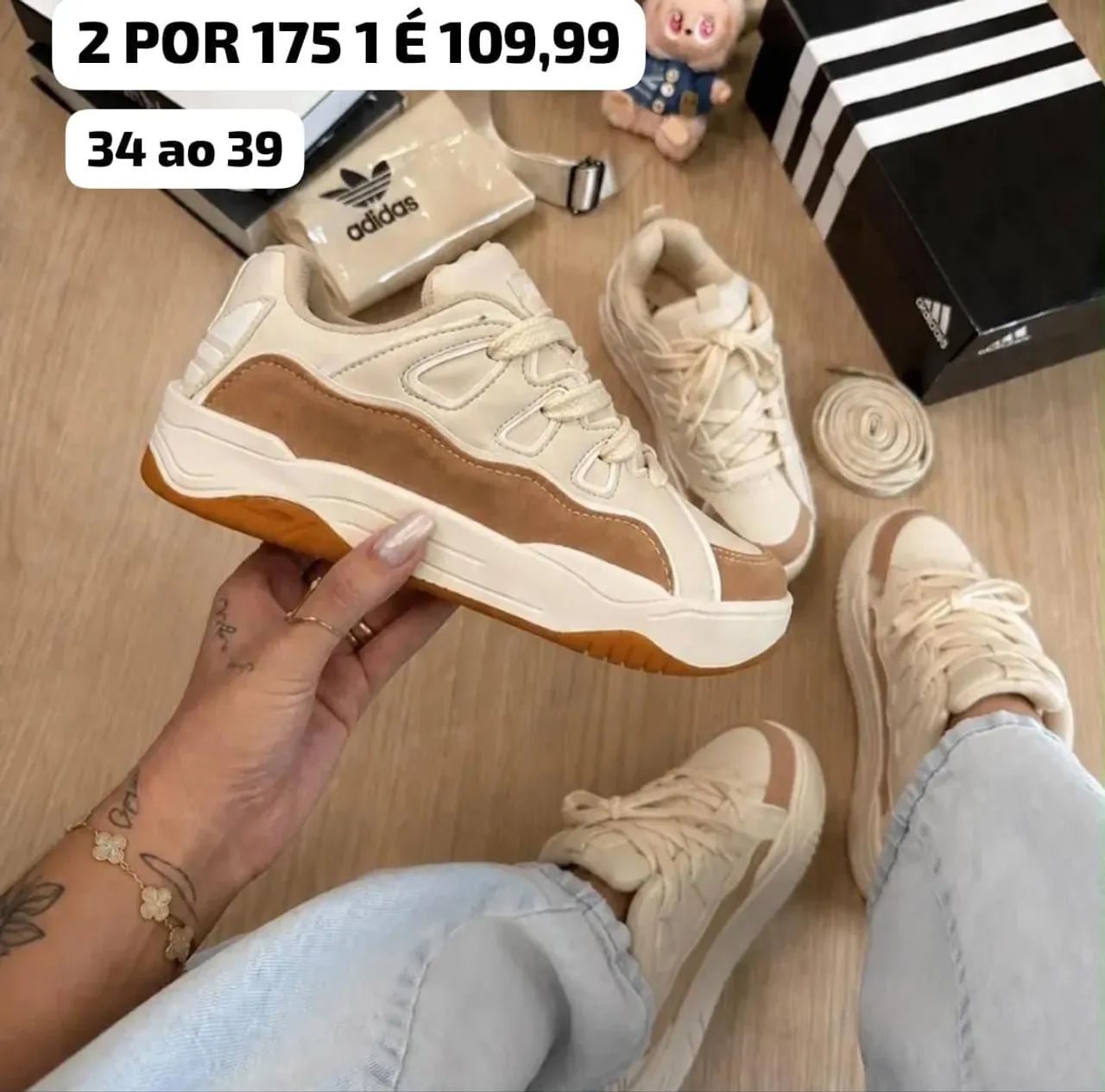 Tênis, chinelos novos - Foto 2