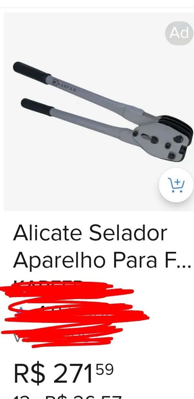 Selador para fita de 13 mm