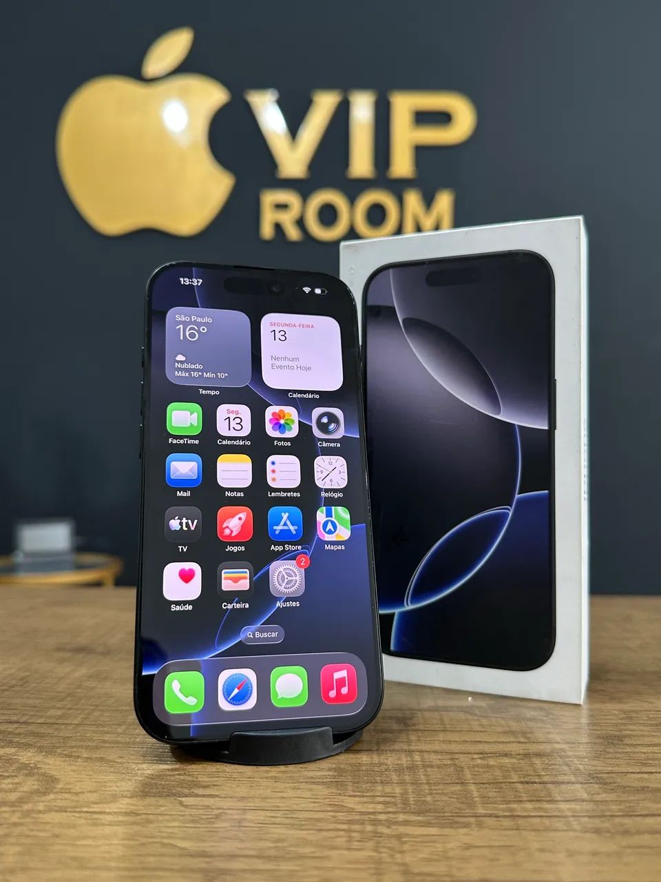 iPhone 16 Pro 128gb preto semi novo em excelente estado!! - Foto 4