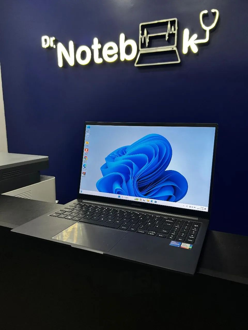 Notebook Samsung Core i7 13th com 512GB de armazenamento
