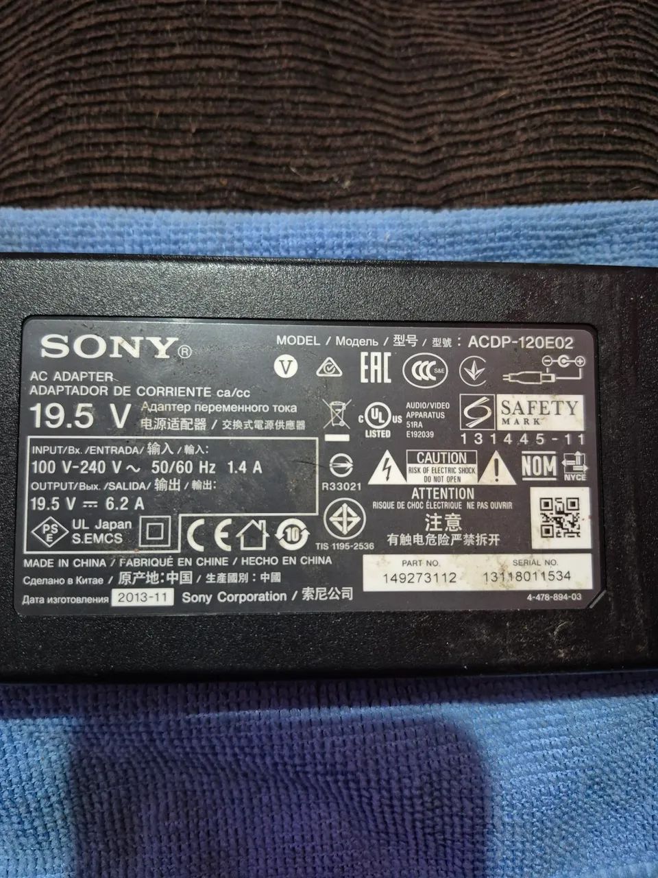 Fonte Carregador Sony Acdp-120e03 19.5v 6.2a Tv Bravia Vaio - Foto 2