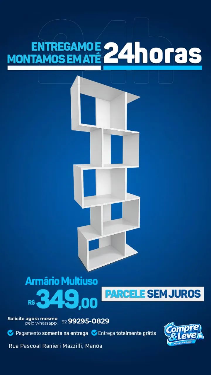 livreiro 100% mdf - Foto 3