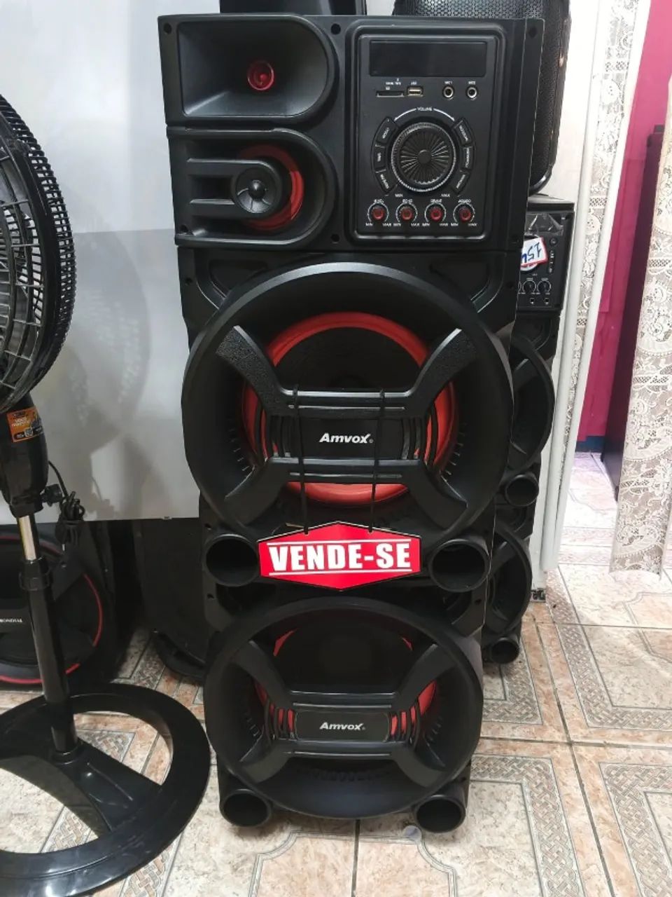 SKD CAIXA AMPLIF. AMVOX ACA 1501 PESADÃO - Foto 4