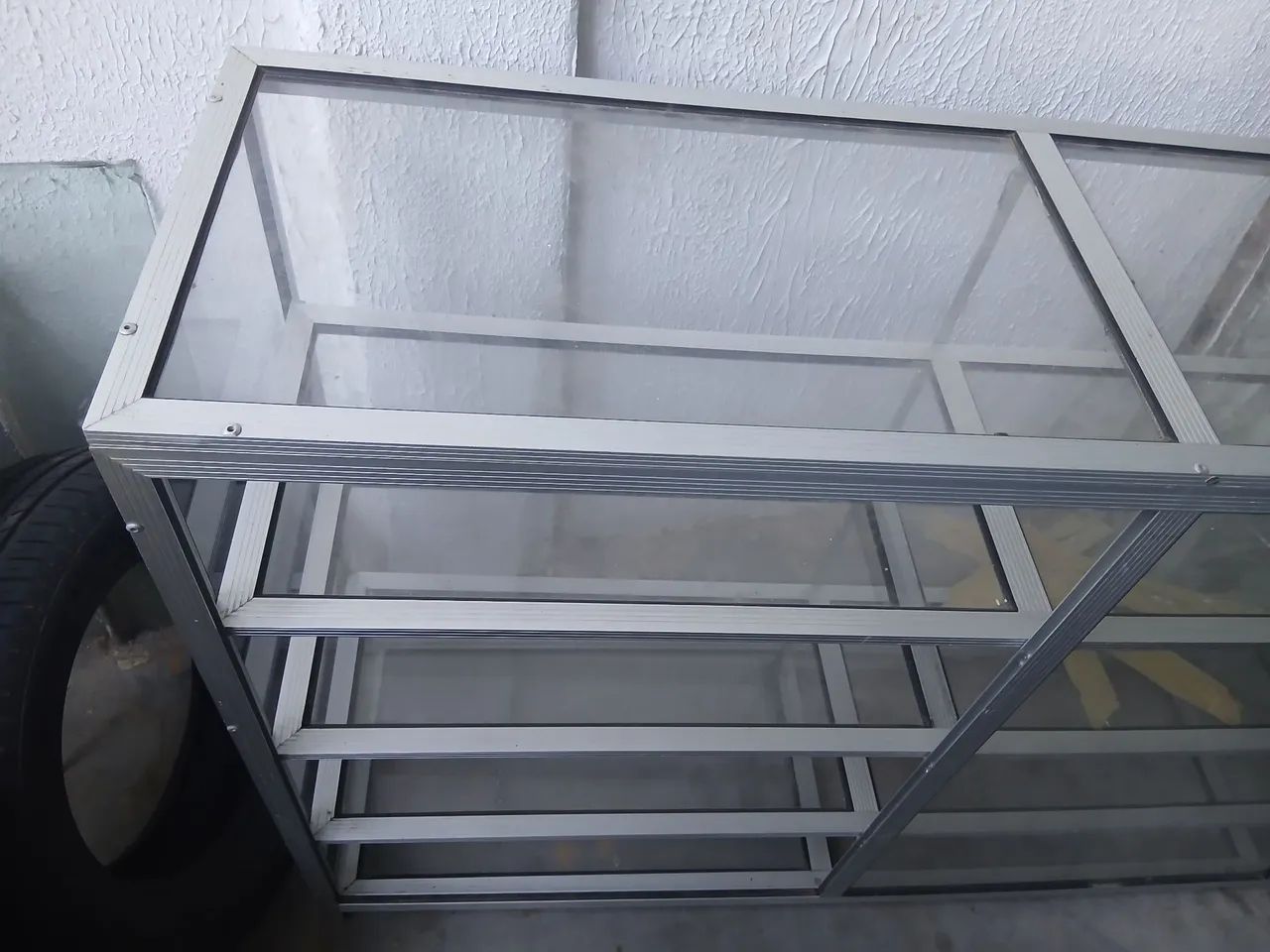 Balcão de vidro