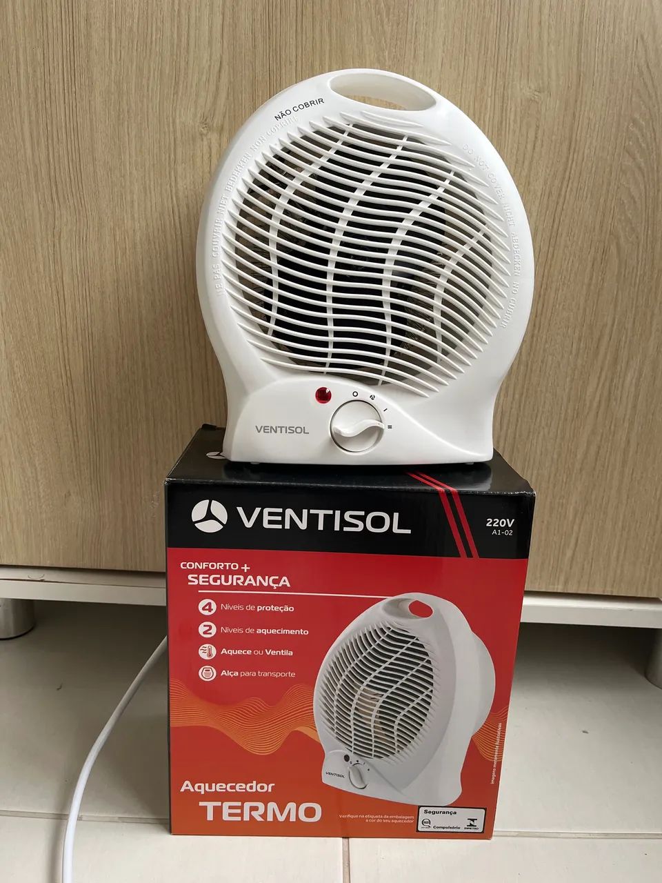 Aquecedor termo VENTISOL 